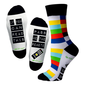 Adult Socks: Remote Control Freak