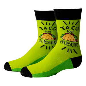 Kids Socks: Taco Bout Awesome