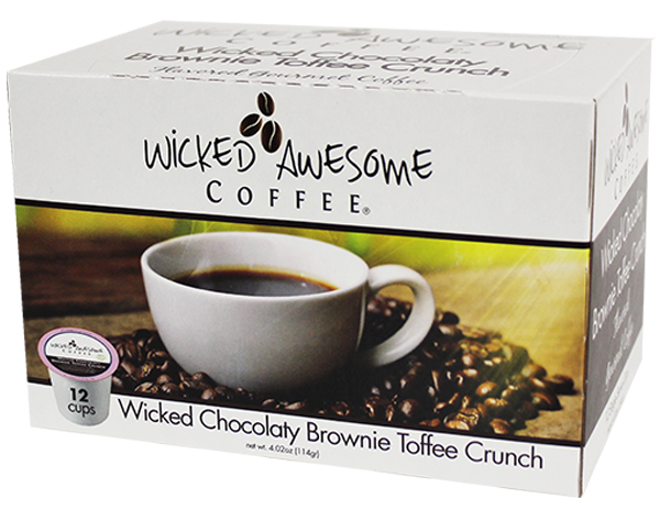 Wicked Chocolaty Brownie Toffee Crunch K-Cups