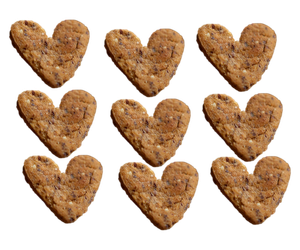 Grain Free Peanut Butter Mini Hearts