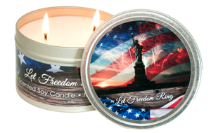 Let Freedom Ring Candle Tin