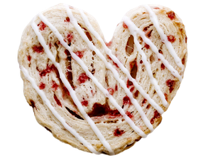 Raspberry Cream Butter Hearts