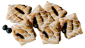 Blueberry Cream Pastry Puffins