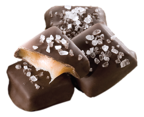 Dark Chocolate Sea Salt Caramels