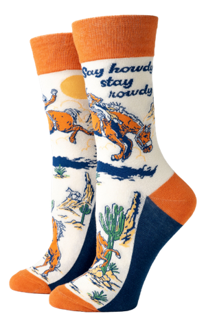 Adult Socks: Say Howdy, Stay Rowdy